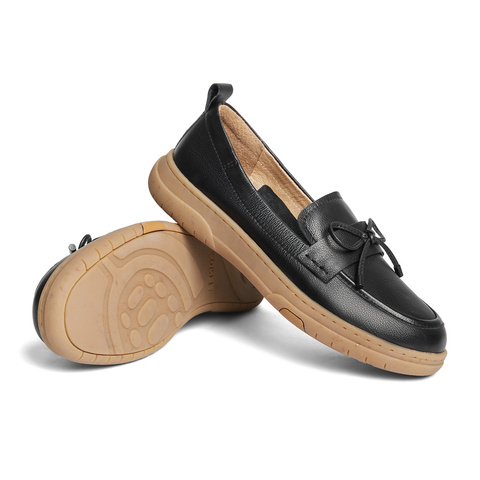 森达乐福鞋女款2024秋季新款商场同款一脚蹬舒适单鞋XBT01CA4