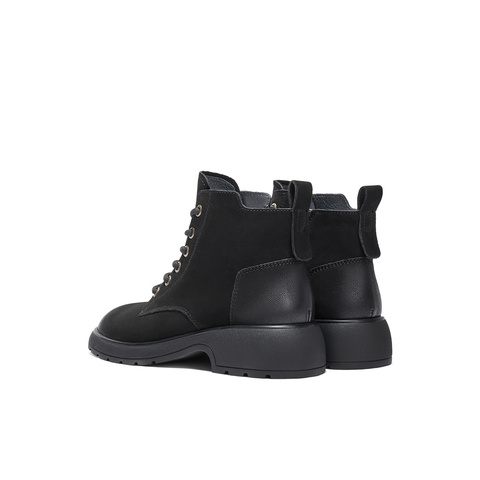 森达马丁靴女款冬商场同款软面机车风休闲短靴XCM01DD4