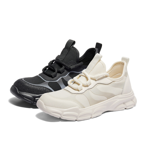 森达健步鞋女款秋季新款商场同款运动风厚底休闲鞋XDR01CM4