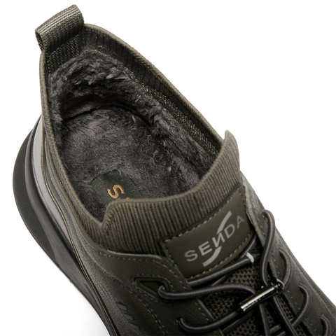 森达健步鞋男子2024冬季新商场同款户外运动满帮休闲鞋1SM01DM4