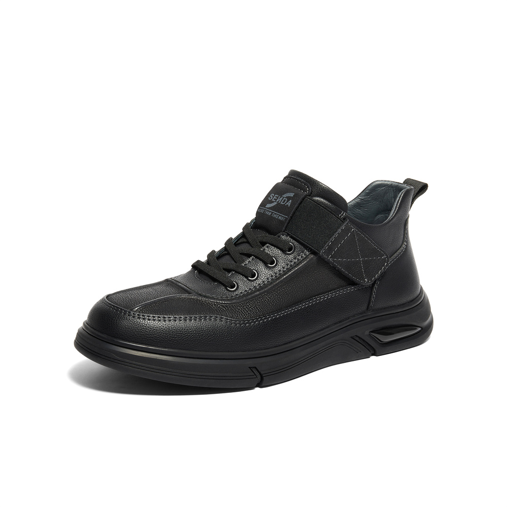 森达工装靴男款冬商场同款户外休闲短靴1ST01DD4