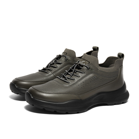 森达健步鞋男子2024冬季新商场同款户外运动满帮休闲鞋1SM01DM4