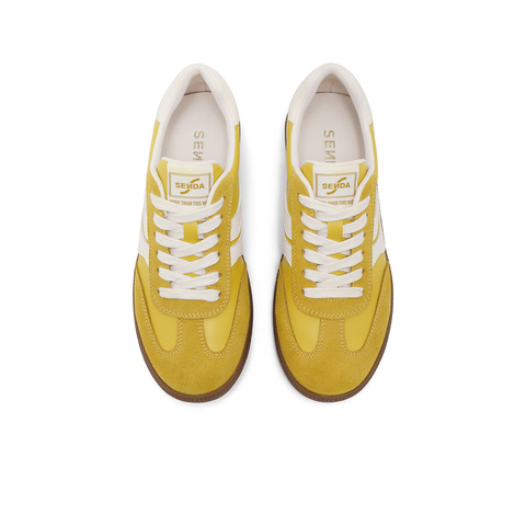 森达德训鞋女款秋季新款拼接户外休闲平底板鞋ZCC79CM4