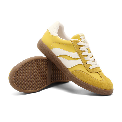 森达德训鞋女款秋季新款拼接户外休闲平底板鞋ZCC79CM4