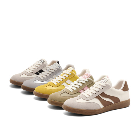 森达德训鞋女款秋季新款拼接户外休闲平底板鞋ZCC79CM4