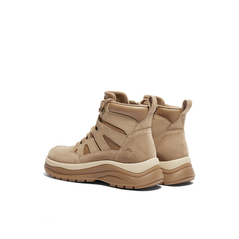 森达工装靴女2024年冬季新商场同款户外运动休闲短靴4UQ49DD4