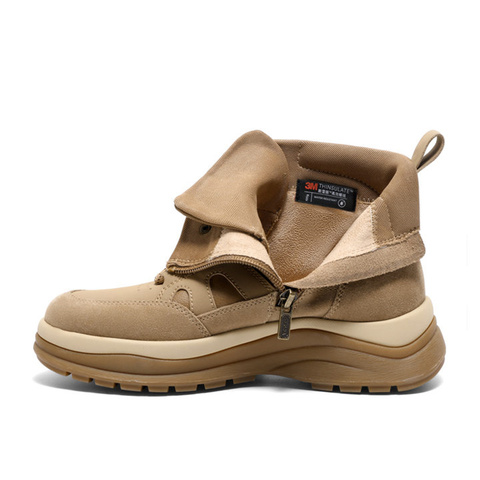 森达工装靴女年冬季新商场同款户外运动休闲短靴4UQ49DD4