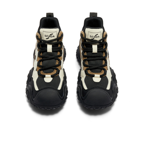 森达休闲靴女子冬商场同款厚底休闲短靴女靴子XEE01DD4