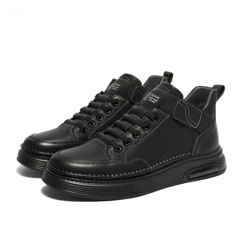 森达工装靴男子年冬商场同款户外休闲平底低靴V3047DD4