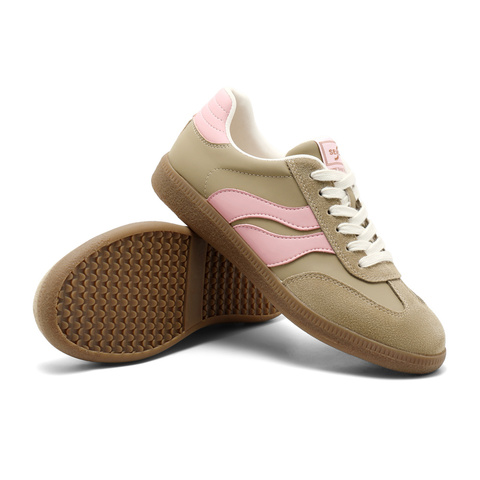 森达德训鞋女款秋季新款拼接户外休闲平底板鞋ZCC79CM4