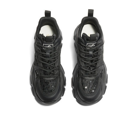 森达老爹鞋女款2024冬季新款商场同款运动风厚底休闲短靴XEB01DD4