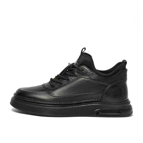 森达皮靴男子年冬商场同款休闲户外低靴K2840DD4