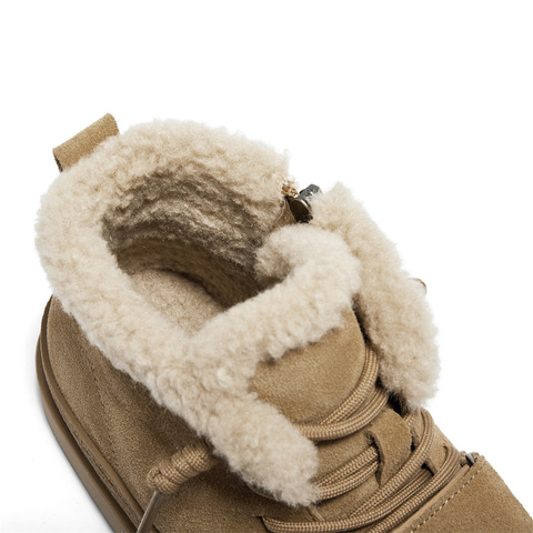 森达雪地靴女年冬季新保暖绒毛户外休闲短靴ZTE18DD4