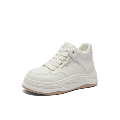 森达休闲高帮靴女子冬季商场同款休闲厚底女靴子XEL01DD4