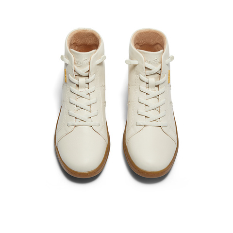 森达休闲靴女款2024冬季新款商场同款舒适平底短皮靴4CFX3DD4