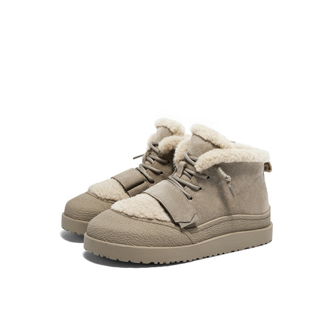 森达雪地靴女年冬季新保暖绒毛户外休闲短靴ZTE18DD4