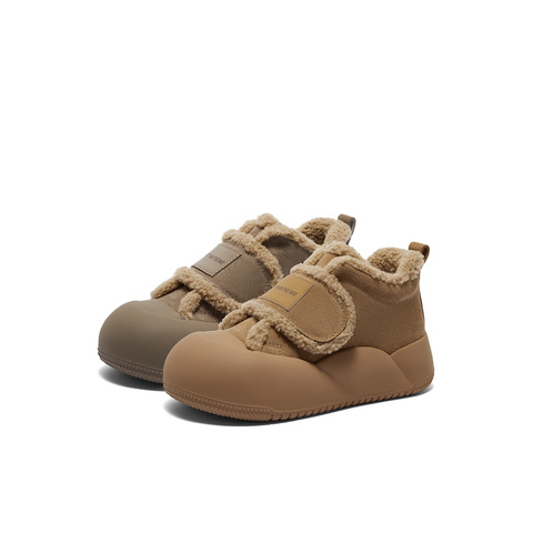 森达雪地靴女款冬商场同款保暖厚底休闲短靴XFP01DD4