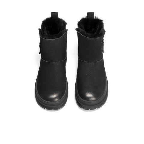 森达雪地靴女款冬舒适绒毛保暖户外休闲短靴ZTE26DD4