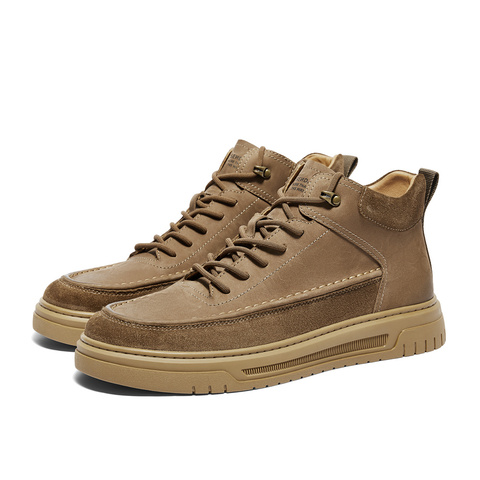 森达工装靴男子年冬商场同款户外休闲潮鞋低靴K3240DD4