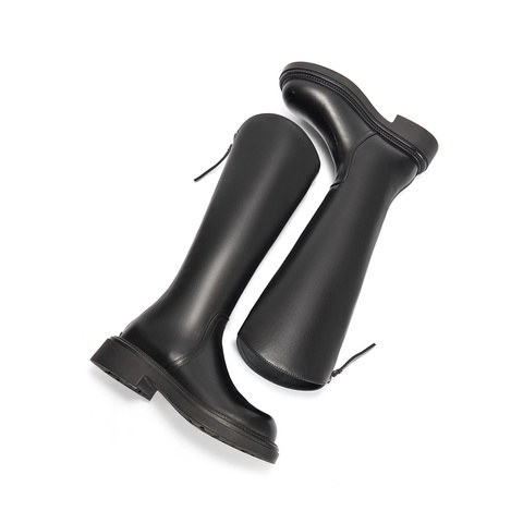 森达弹力高靴女子年冬季新休闲厚底长筒过膝靴ZTE48DG4