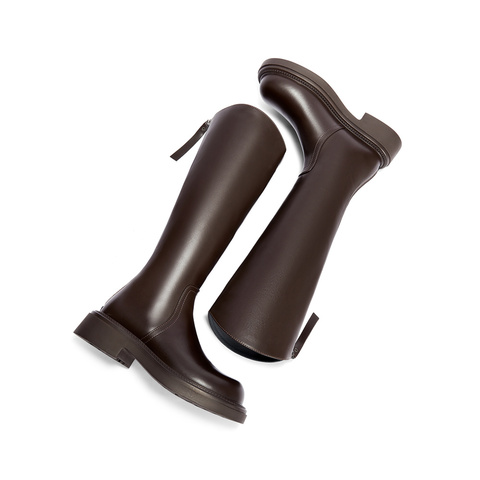 森达弹力高靴女子年冬季新休闲厚底长筒过膝靴ZTE48DG4