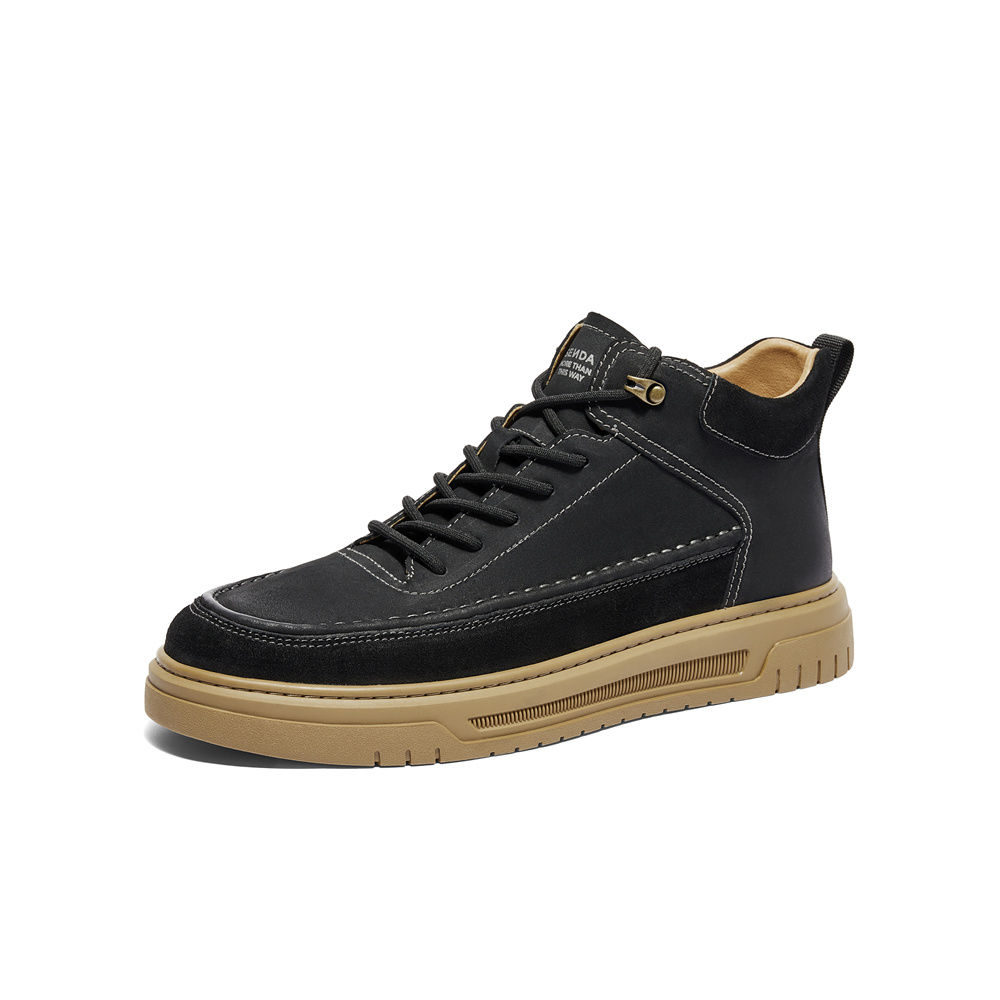 森达工装靴男子年冬商场同款户外休闲潮鞋低靴K3240DD4