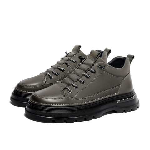 森达工装靴男款2024冬季新款商场同款户外厚底休闲鞋1TN01DD4