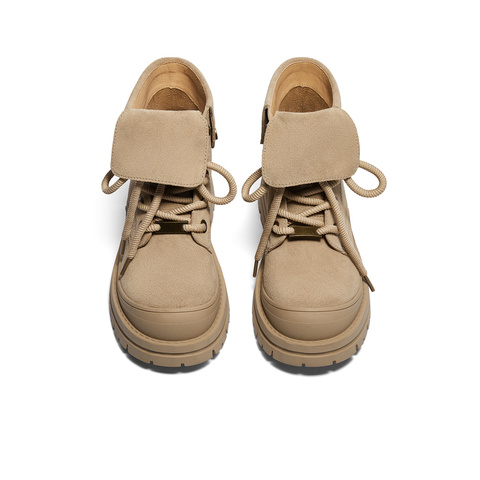 森达马丁靴女款冬季新商场同款户外休闲短靴XJP01DD4