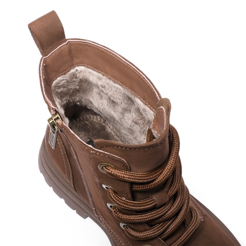 森达马丁靴女款冬新商场同款机车风复古潮流短靴XLP01DD4