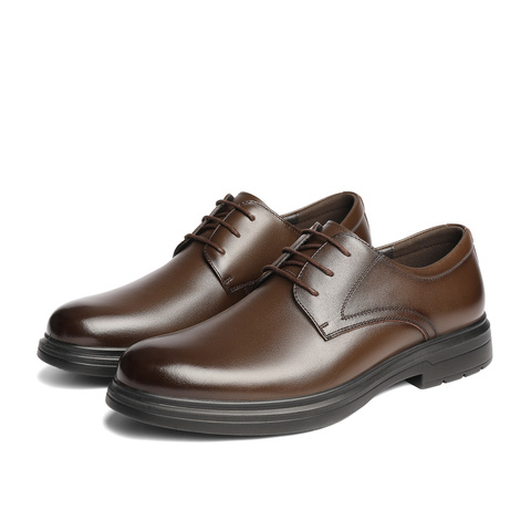 森达时尚正装鞋男2024冬季新款商场同款通勤商务皮鞋1ED01DM4