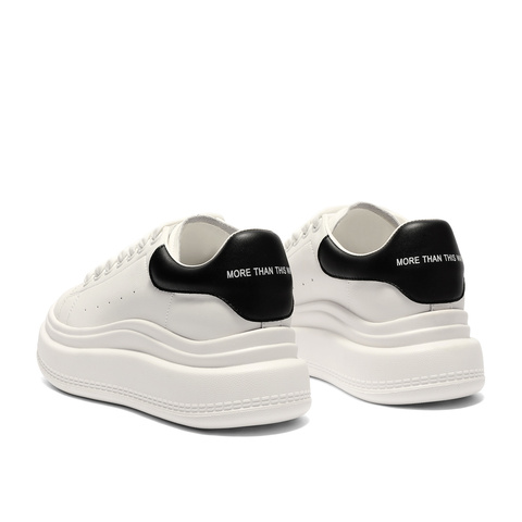 森达板鞋女款新秋商场同款纯色厚底小白鞋XDF01CM4