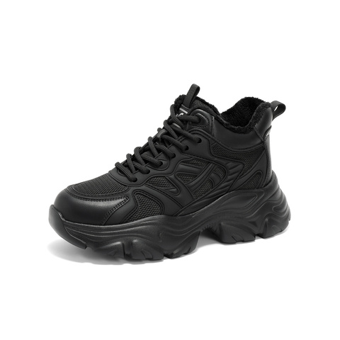 森达老爹鞋女款2025春新商场同款户外运动风厚底休闲鞋XKF01AM5