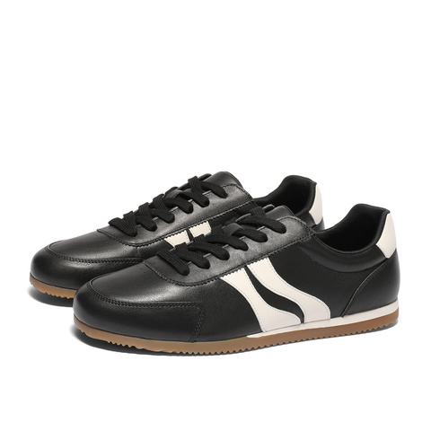 森达板鞋男2025春季新款商场同款双鱼系列休闲小白鞋1VP01AM5