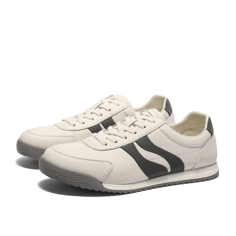 森达板鞋男2025春新商场同款双鱼系列户外休闲小白鞋1UY01AM5