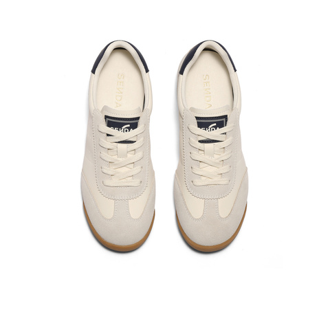 森达德训鞋女款2025春新商场同款拼接户外休闲板鞋XKM01AM5