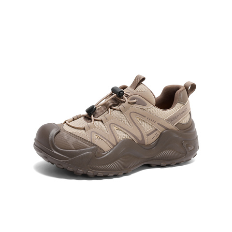 森达轻岩女款2025春季新款商场同款户外运动休闲老爹鞋XKJ01AM5