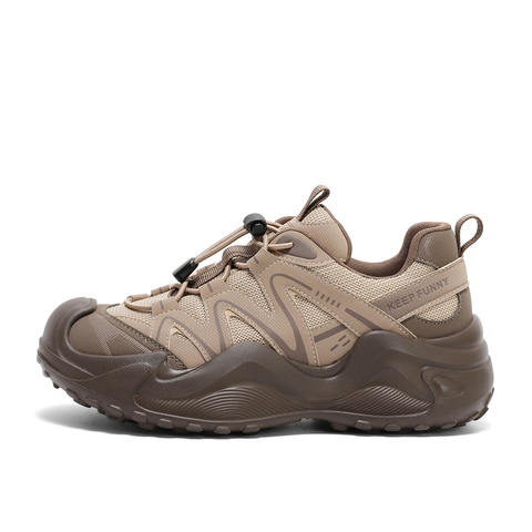 森达轻岩女款2025春季新款商场同款户外运动休闲老爹鞋XKJ01AM5