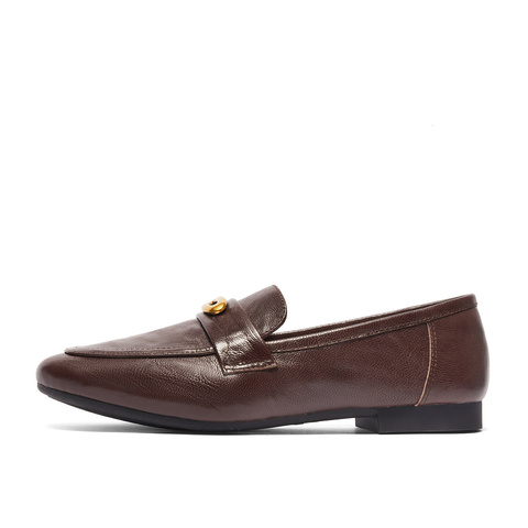 森达乐福鞋女款2025春新通勤职业平底舒适单鞋ZTF14AA5