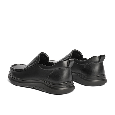 森达休闲皮鞋男2025春季新款商场同款舒适一脚蹬休闲鞋1VE01AM5