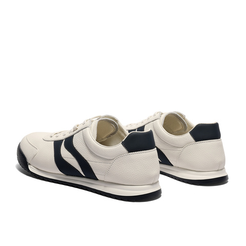 森达板鞋男2025春新商场同款双鱼系列户外休闲小白鞋1UY01AM5