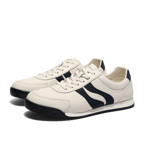 森达板鞋男2025春新商场同款双鱼系列户外休闲小白鞋1UY01AM5