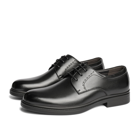 森达正装皮鞋男子2025年春新商场同款职场通勤商务鞋1UK01AM5