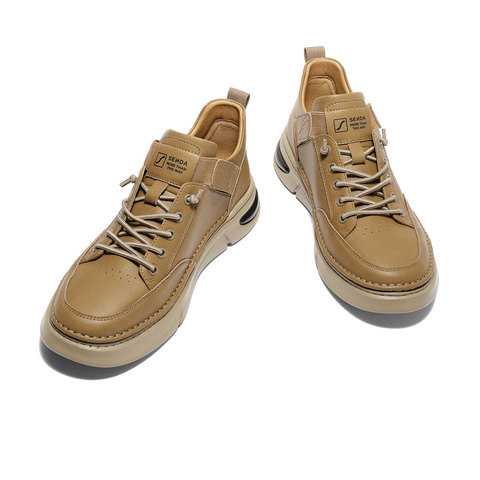 森达工装鞋男2025春季新款商场同款户外行走休闲鞋K4E02AM5