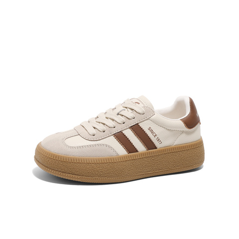 森达板鞋女2025春新商场同款德训户外厚底休闲鞋SUY01AM5