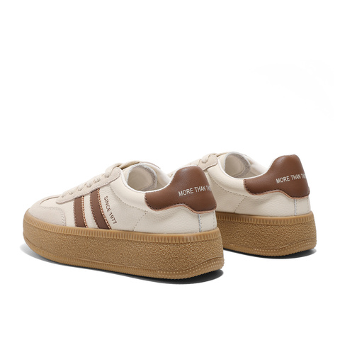 森达板鞋女2025春新商场同款德训户外厚底休闲鞋SUY01AM5