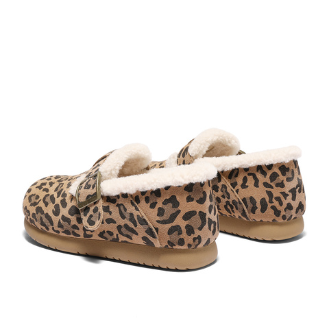 森达毛毛鞋女款2025春新商场同款保暖绒毛休闲勃肯鞋XJW01AM5