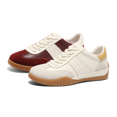 森达德训鞋女款2025春季新款商场同款拼接户外休闲鞋4NR25AM5