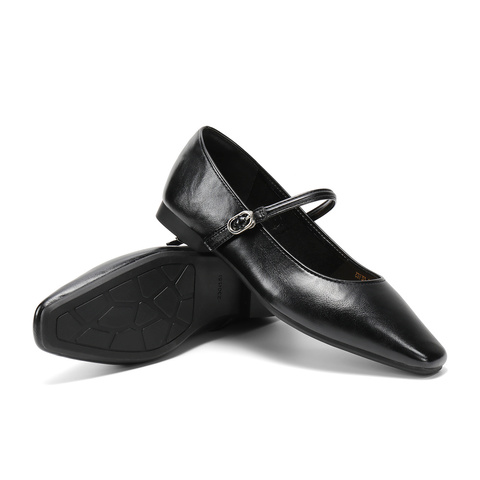 森达玛丽珍女款2025春季新款气质芭蕾平底浅口单鞋ZTF33AQ5