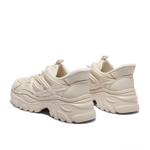 森达老爹鞋女款2025春新商场同款时尚厚底休闲运动鞋XLA01AM5