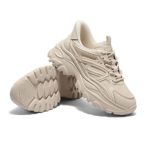 森达老爹鞋女款2025春新商场同款时尚厚底休闲运动鞋XLA01AM5